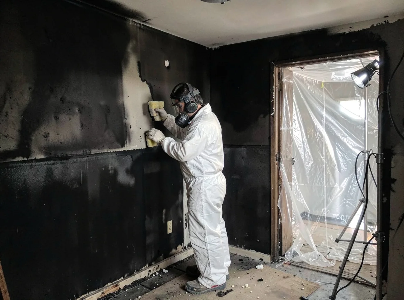 Fire Damage Restoration company in Courtland, KS